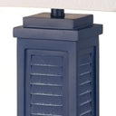 Table Lamp With White Shade (Set of 2) - Blue