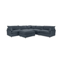 Caplan - 6 Piece Modular Sectional With Ottoman - Classic Home - 2 Piece Living Room Sets - Elite Enclave Home