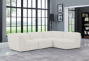 Miramar - 4 Piece Modular Sectional - Meridian Furniture - Stationary Sectionals - Elite Enclave Home
