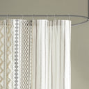 Imani - Printed Shower Curtain With - Ivory - INK+IVY - Shower Curtains - Elite Enclave Home
