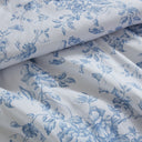 Adele - Twin/Twin Long 4 Pieces Comforter Set With Decorative Pillows - Blue