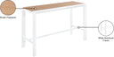 Nizuc - Outdoor Patio Rectangle Bar Table - Meridian Furniture - Bar Tables- Elite Enclave Home
