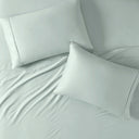 300 Thread Count Organic Cotton - King Deep Pocket Sheet Set - Aqua