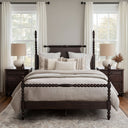 Beckett - Full Turned Wood Spindle Bed - Morocco Brown - Madison Park Signature - Platform Beds - Elite Enclave Home