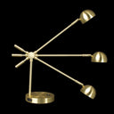 LED Adjustable Desk Lamp - Shiny Satin Brass