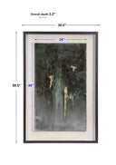Rustic Patina Grande - Abstract Art - Dark Gray