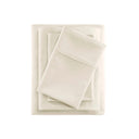 600 Thread Count - Cooling Cotton Blend 4 Piece King Sheet Set - Ivory