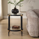 Chadid - Round Glass Table - Uttermost - Side Tables - Elite Enclave Home