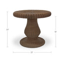 Emmeline - Outdoor Side Table - Natural - Moe's Home Collection - Side Tables - Elite Enclave Home