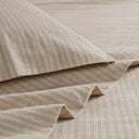 Oversized Cotton Flannel - 4 Piece Sheet Set - Beige