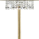 Novelty Floor Lamp With White Drum Shade - Gold - HomeRoots - Floor Lamps - Elite Enclave Home