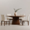 Otago - Oval Dining Table - Natural Walnut - Moe's Home Collection - Dining Tables - Elite Enclave Home