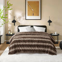 Zuri - 108" x 90" Blanket - Brown