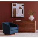 Oscy - Swivel Chair - Dark Atlantic - Moe's Home Collection - Swivel Chairs - Elite Enclave Home