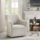 Augustine - Swivel Glider Chair - Cream - Madison Park - Swivel Chairs - Elite Enclave Home