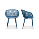 Piazza - Outdoor Chair (Set of 2) - Blue - Moe's Home Collection - Chair Sets - Elite Enclave Home