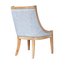Elmcrest - Upholstered Dining Chair With Nailhead Trim - Light Blue - Martha Stewart - Side Chairs - Elite Enclave Home