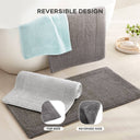 Splendor - 24" x 72" Tufted Reversible Bath Rug - Black - Madison Park Signature - Bath Rugs & Mats - Elite Enclave Home