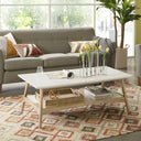 Parker - Coffee Table - Off - White / Natural - Madison Park - Coffee Tables - Elite Enclave Home