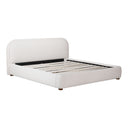 Colin - Queen Bed - Oatmeal - Moe's Home Collection - Upholstered Beds - Elite Enclave Home