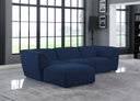 Miramar - 4 Piece Modular Sectional - Meridian Furniture - Stationary Sectionals - Elite Enclave Home