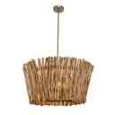 Rhea - 4 Light Wood Branch Chandelier - Woodtone - Uttermost - Chandeliers- Elite Enclave Home