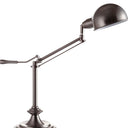 Metal Swing Arm Table Lamp - Silver