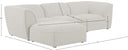 Miramar - 4 Piece Modular Sectional - Meridian Furniture - Stationary Sectionals - Elite Enclave Home