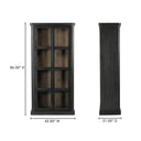 Mona - Tall Cabinet - Black - Moe's Home Collection - Accent Cabinets - Elite Enclave Home
