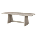 Harbor - Herringbone Indoor-Outdoor Dining Table - Brown