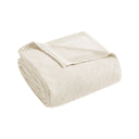 Bree Knit Knit Blanket - Ivory