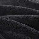 Mira - 3 Piece Full/Queen Crushed Velvet Sherpa Reversible Comforter Set - Charcoal - Intelligent Design - Comforters & Sets - Elite Enclave Home