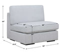 Refuge - Armless Cloud Blue Sofa