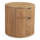 Theo - Two Drawer Nightstand - Light Brown - Moe's Home Collection - Accent Nightstands - Elite Enclave Home