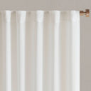 Lexus - 52x63" Rod Pocket With Back Tab Privacy Curtain Pair (Set of 2) - White - Madison Park - Curtain Sets - Elite Enclave Home