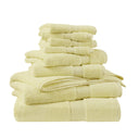 800GSM - 8 Piece Antimicrobial Towel Set - Yellow - Madison Park Signature - Towel Sets - Elite Enclave Home