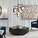 Maxin - 9 Light Chandelier - Dark Bronze