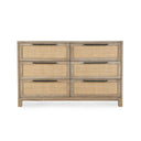 Jensen - 6 Drawer Dresser - Taupe