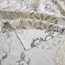 Isla - Printed Cotton Shower Curtain - Yellow