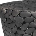 Rivington - Outdoor Pebble Coffee Table - Black - Uttermost - Coffee Tables- Elite Enclave Home