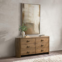Kyrie - 6 Drawer Dresser - Tawny Brown - Classic Home - Dressers - Elite Enclave Home
