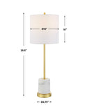 Turret - Gold Buffet Lamp