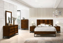 Reed - Mirror - Antique Coffee - Meridian Furniture - Mirrors - Elite Enclave Home
