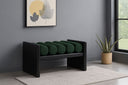 Waverly - Bench With Black Frame - Meridian Furniture - Upholstered Benches - Elite Enclave Home