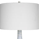 Clariot - Ribbed Table Lamp - Blue