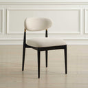 Moxie - Armless Dining Chair (Set of 2) - Black / Off White