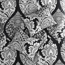 Vienna - 7 Piece Cotton Printed Comforter Set - Black