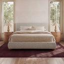 Beau - Queen Storage Bed - Speckled Light Gray - Moe's Home Collection - Storage Beds - Elite Enclave Home