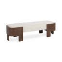 Janya - Accent Bench - Oat Cream - Classic Home - Accent Benches - Elite Enclave Home