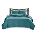 Keaton - 2 Piece Quilt Set - Teal